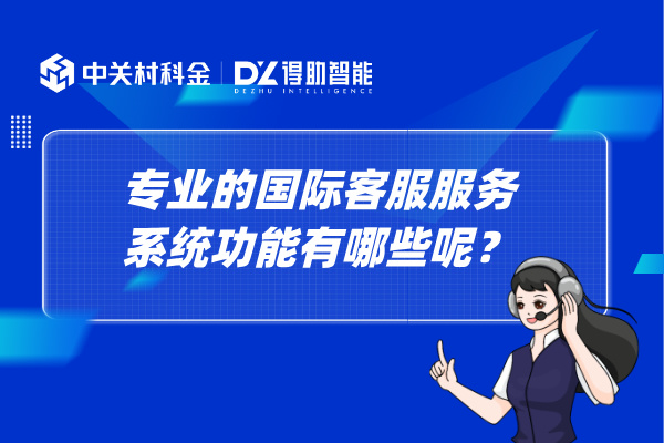 专业的国际客服服务系统功能有哪些呢？