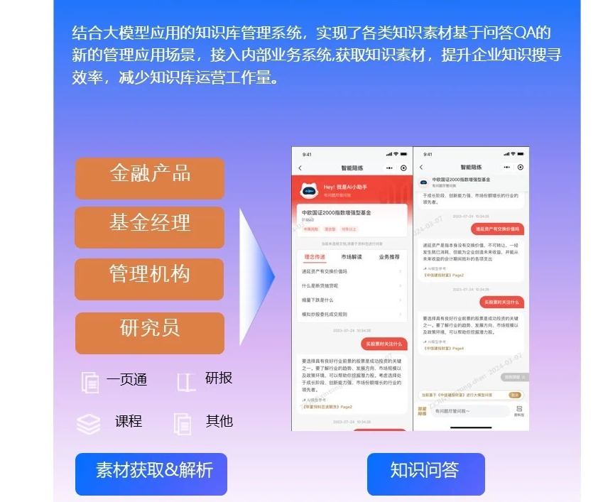 金融证券领域大模型在知识库中的应用：多模态文档识别与知识分类