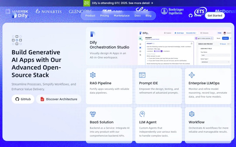 Dify：中等门槛，灵活定制